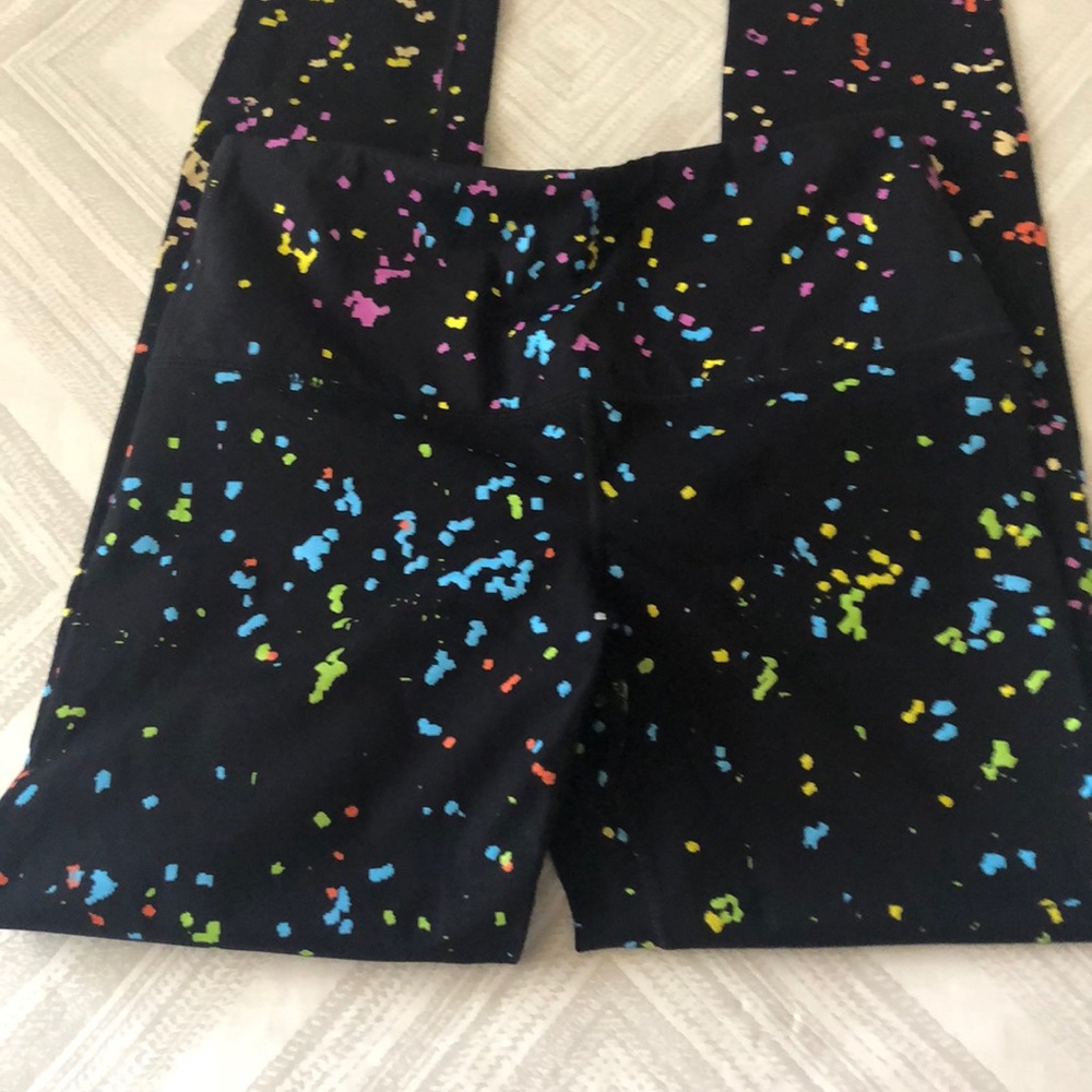 Black Line by Noli Black w Color Confetti Leggings - Picture 4 of 7